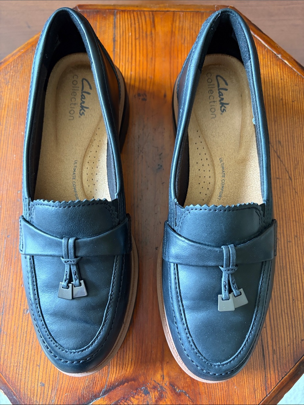 Black Ladies Clarks Westlynn Bella Loafers